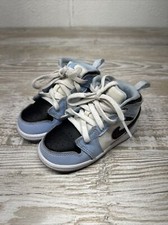 Toddler Nike Air Jordan 1 Mid Athletic Shoes Ice Blue 644507-401 - Size 7C