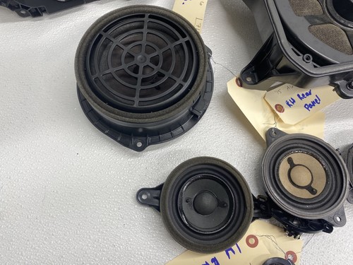 2012-2015 AUDI A6 S-LINE 3.0 FRONT REAR DOOR SUBWOOFER BOSE SPEAKER SET OEM - Foto 5 di 13