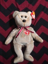 Ty 1999 Signature Bear Beanie Baby With Tag"