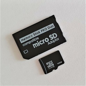 Micro SD To Memory Stick Pro Duo Adapter For Sony PSP & Cameras - Windows/Mac/Linux
