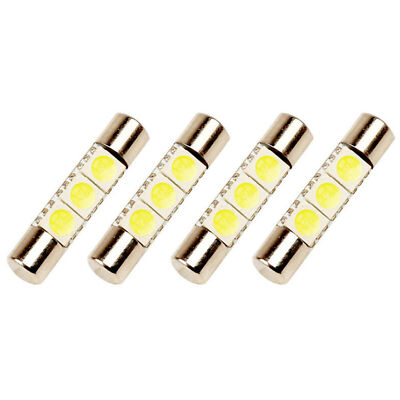 4 x weiße LED 6614F 6641 TS-14V1CP F30-WHP Sicherung Visierspiegel Glühbirnen