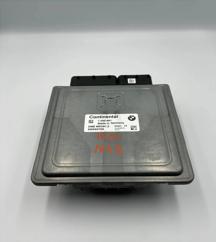 BMW 1 3 5 E60 E61 E81 E87 E90 E91 N43 ECU Engine Control Unit DME MSD812 7599881 - Image 2 of 4