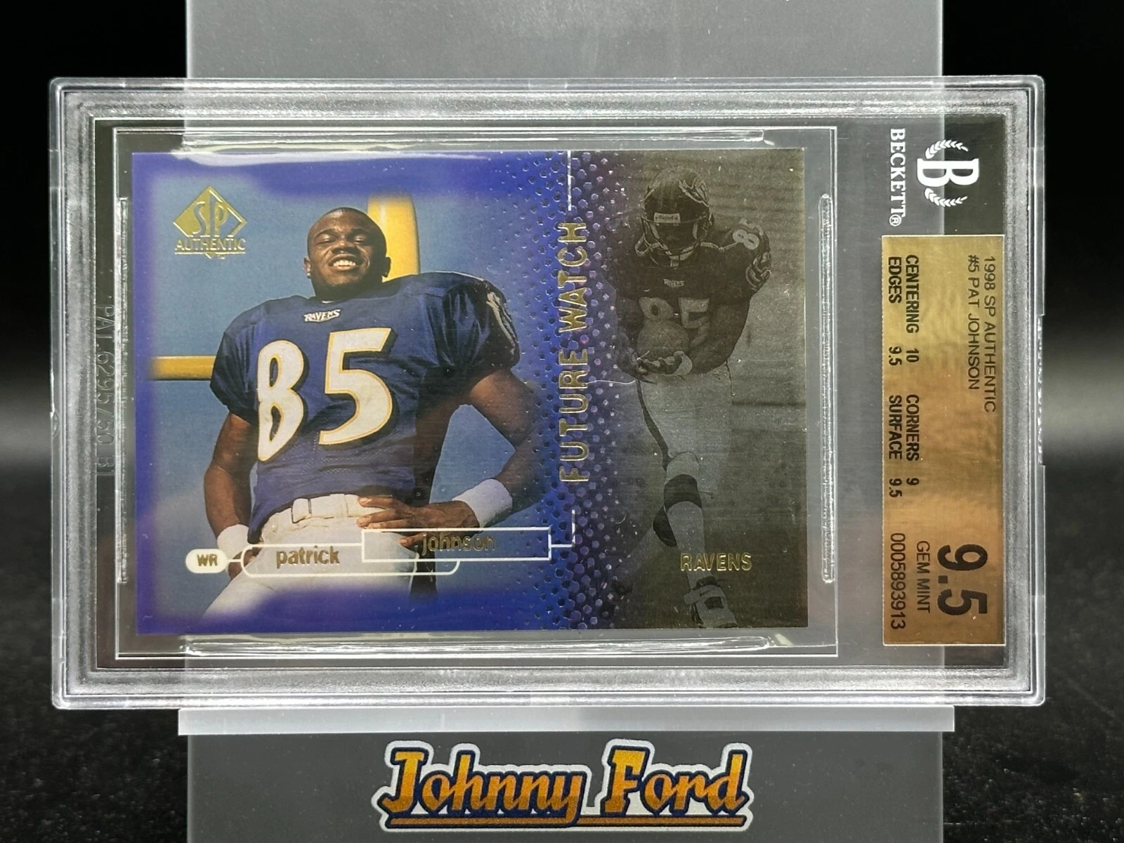 Patrick Johnson SP Authentic #5 Base