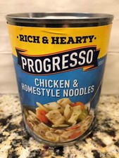 10 CANS Progresso Rich  Hearty Chicken  Homestyle Noodle Soup 19 oz Can