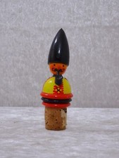 Holz Design Figur Zierkorken - Sowjetunion UDSSR - Vintage - Handmade Volkskunst
