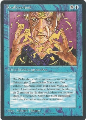 TCG MtG 143 FBB Deutsch Limitiert 3rd Kraftverlust / Power Sink