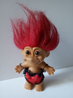 Russ Troll Puppe, Valentine Victoria Secret Model / Dessous rote Haare 