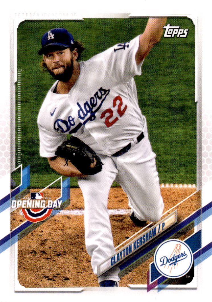 2021 Topps Opening Day #39 Clayton Kershaw