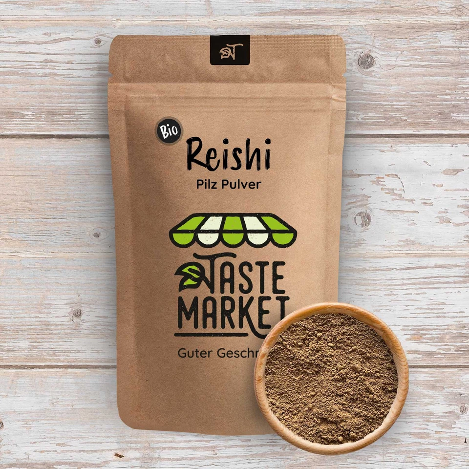 Reishi Pulver BIO, Pilzpulver GRÖSSENAUSWAHL,  100% natürliches Reishipulver - Bild 2 von 4