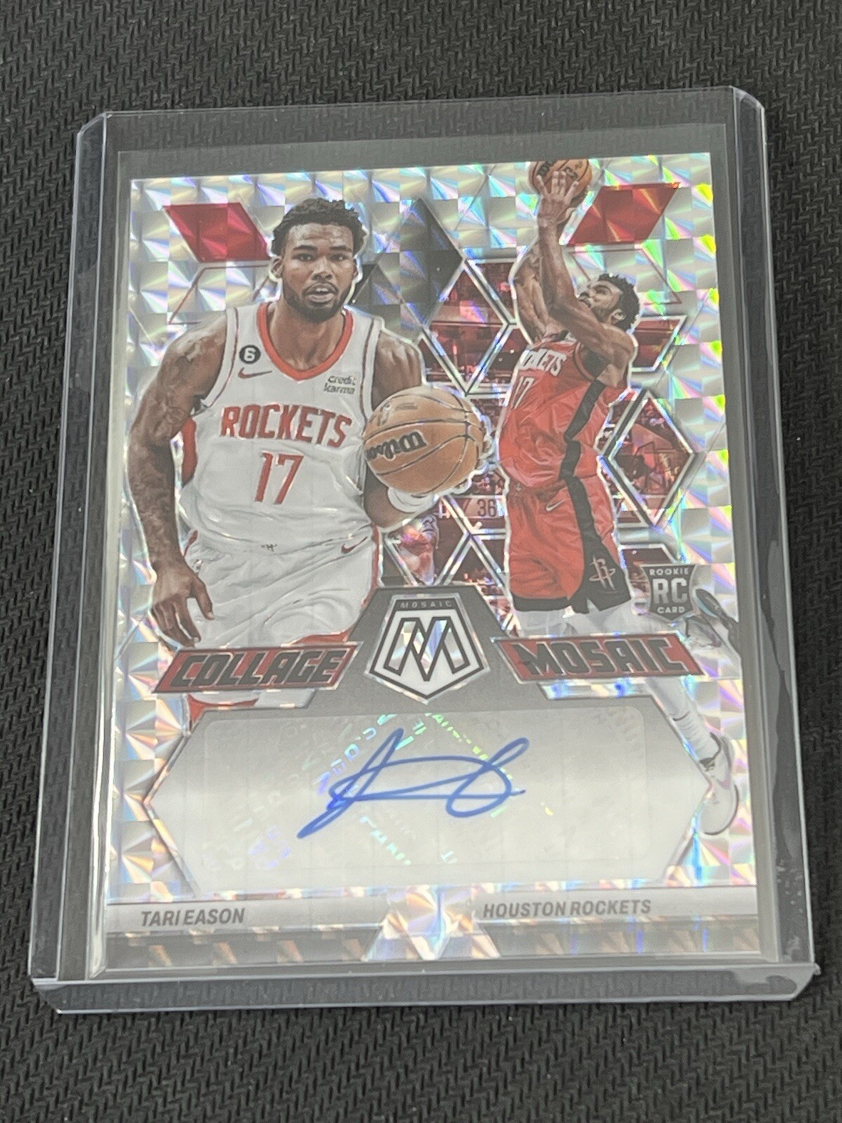 2022-23 mosaic collage auto tari eason #cm-eas