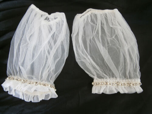 Eve of Milady Wedding Dress Ballgown 8 Tulle Net Skirt Bling Corset Armbands USA - Picture 3 of 22