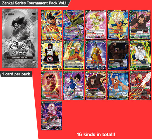 Dragon Ball Super TCG Tournament Pack Vol. 1 New & Sealed Zenkai Series