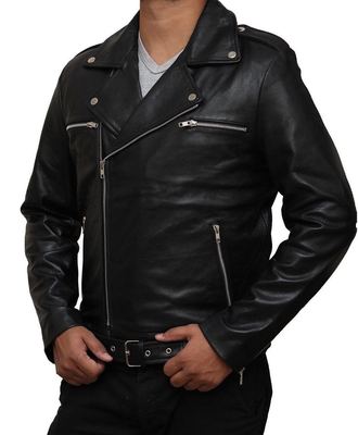 The Walking Dead Negan Jeffrey Dean Morgan Leather Jacket - FL413