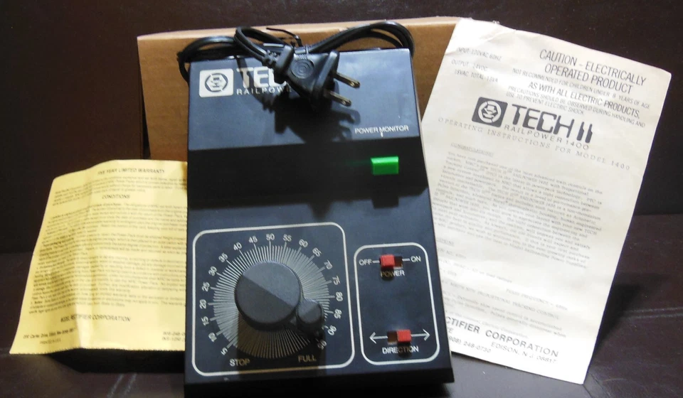 Vintage MRC Tech II Railpower 1400 Model Train Control - Image 4 of 4