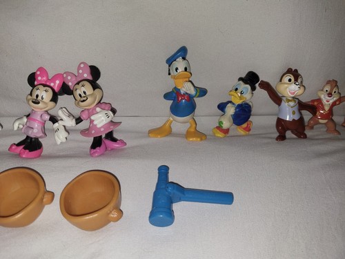 LOT OF 15 DISNEY Various MICKEY MOUSE Figures Donald Pluto Chipmunks - Picture 8 of 9