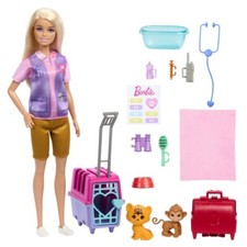 BARBIE TIERPFLEGERIN UND ZUBEHÖR MATTEL
