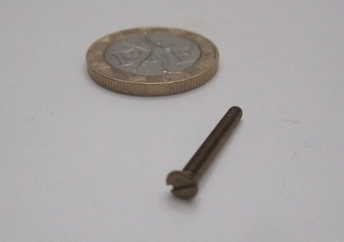 Brass Flat Head Machine Screw Slotted 2-56 x 3/4" Length, 100 pcs - Picture 11 of 15