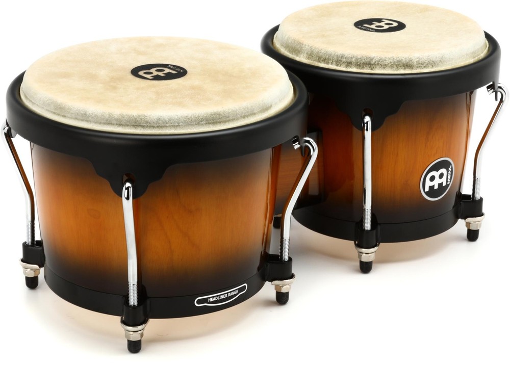 Meinl Percussion Headliner Series Wood Bongos - Vintage Sunburst