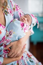 Wholesale Lot - Baby Girl Swaddle Blanket  Hat Sets - Baby Be Mine NWT ISLA