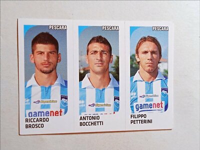 PANINI FOOTBALLERS FIGURE 2011/12 PESCARA BROCO n 589 NEW WITH VELINA
