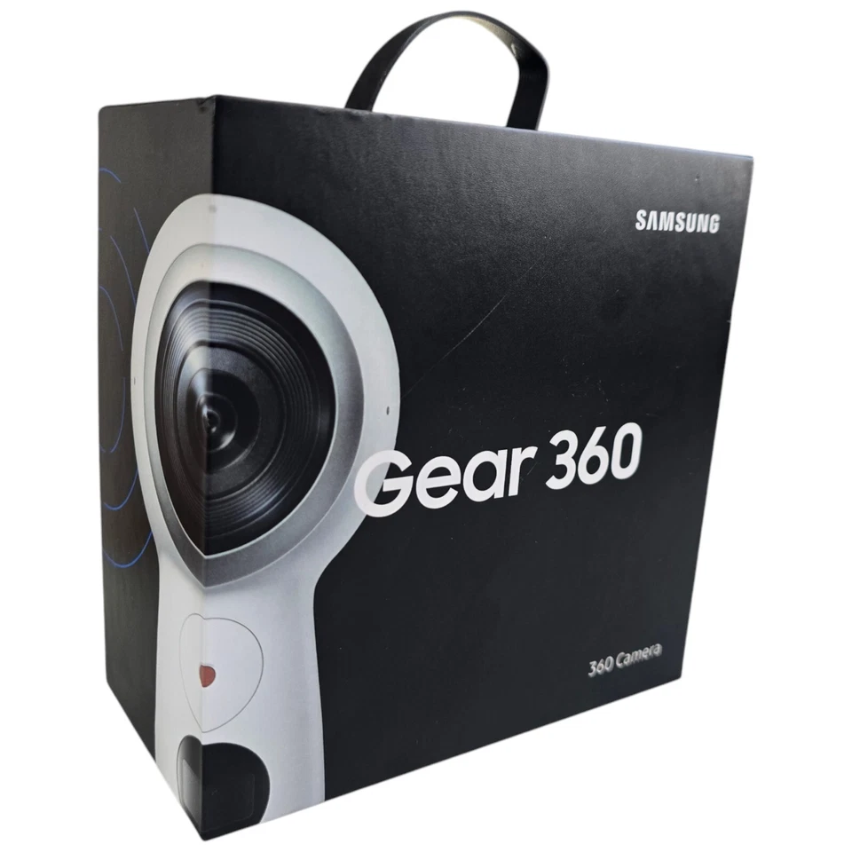 SAMSUNG Gear 360 (2017 Edition) Spherical Cam 360° 4K Camera - White SM-R210 - Image 2 of 4