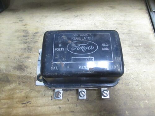 Ford FoMoCo Voltage Regulator 6V Negative Ground Vintage 000-10505-B OEM IK
