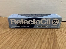 Refectocil ~ Eyelash and Eyebrow Tint ~ Deep Blue 2.1 ~ 0.5 Fl Oz (15ml)