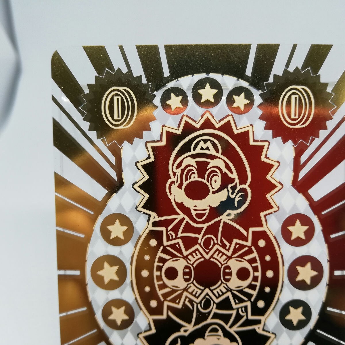 6 Coin Dia Premium Mario Trump Official Club Nintendo Collection