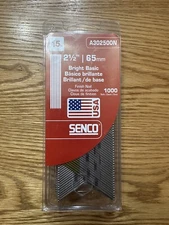 Senco Finish Nails Bright Basic 34 Degree 2-1/2" x 15-Gauge A302500N