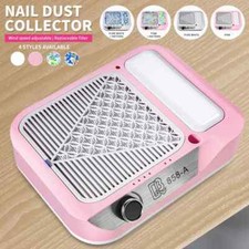 80W Adjustable Nail Dust Collector Vacuum with Powerful Suction Low Noise Dust