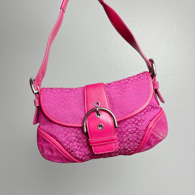 Coach vintage Y2K hot pink soho shoulder bag 6818 | eBay