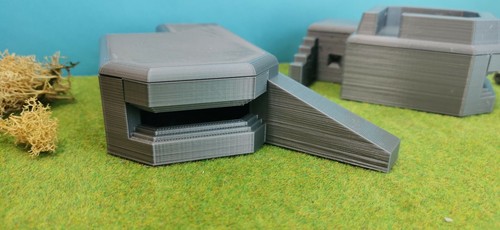 German Bunker Normandy World War II Diorama WW2 Model Scale 1:87 1:72 (D) - 第 1/8 張圖片