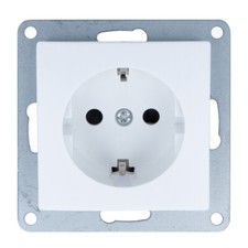 LINA Lichtschalter Steckdose Wechselschalter Taster Dimmer USB Rahmen Weiß VDE