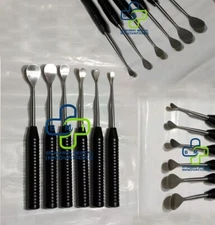 Karlin XL Magnum Cobb Elevator 6 Pcs set 14" Spine Neuro orthopedic Instrument