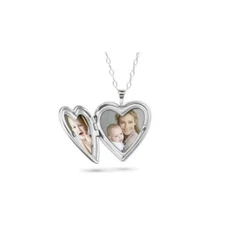 THINGS REMEMBERED STERLING SILVER 20MM HEART LOCKET