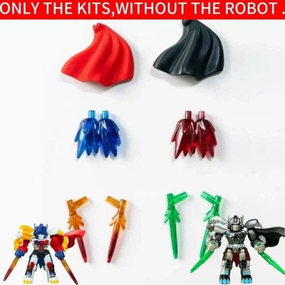 Custom Printed Decor Cloak & Special Effect Parts Set Mecha Model Spare Accessor