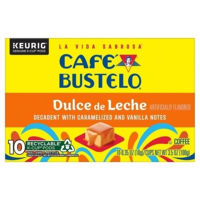 CAFE BUSTELO DULCE DE LECHE K-CUPS 10CT