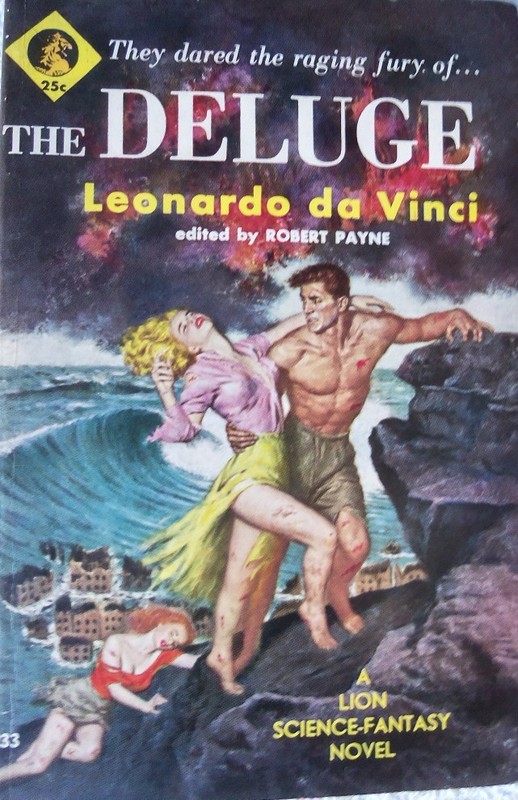 Vintage PB -LION  #  233  - THE DELUGE - LEONARDO da VINCI  -  1st   55