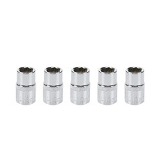 Shallow Socket 3/8 Inch Drive 10mm 6 Point -5pcs