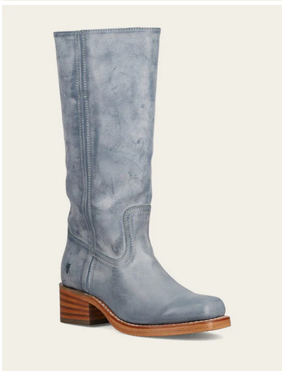 NIB Women's Frye Campus 14L Tall Boot in Sky