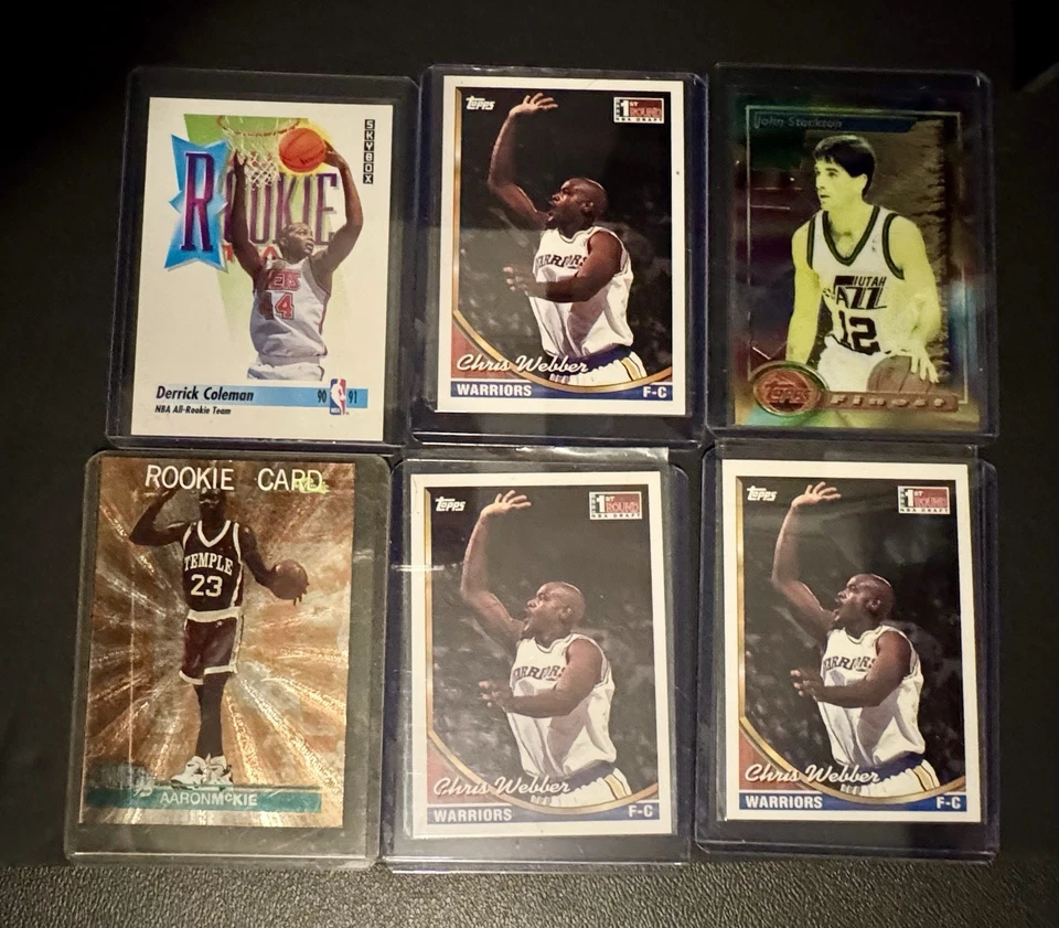 Lote 33 tarjetas de baloncesto de la NBA 1973-2020 Topps Upper Deck, etc. - Bird, Johnson y más Foto 3 de 4