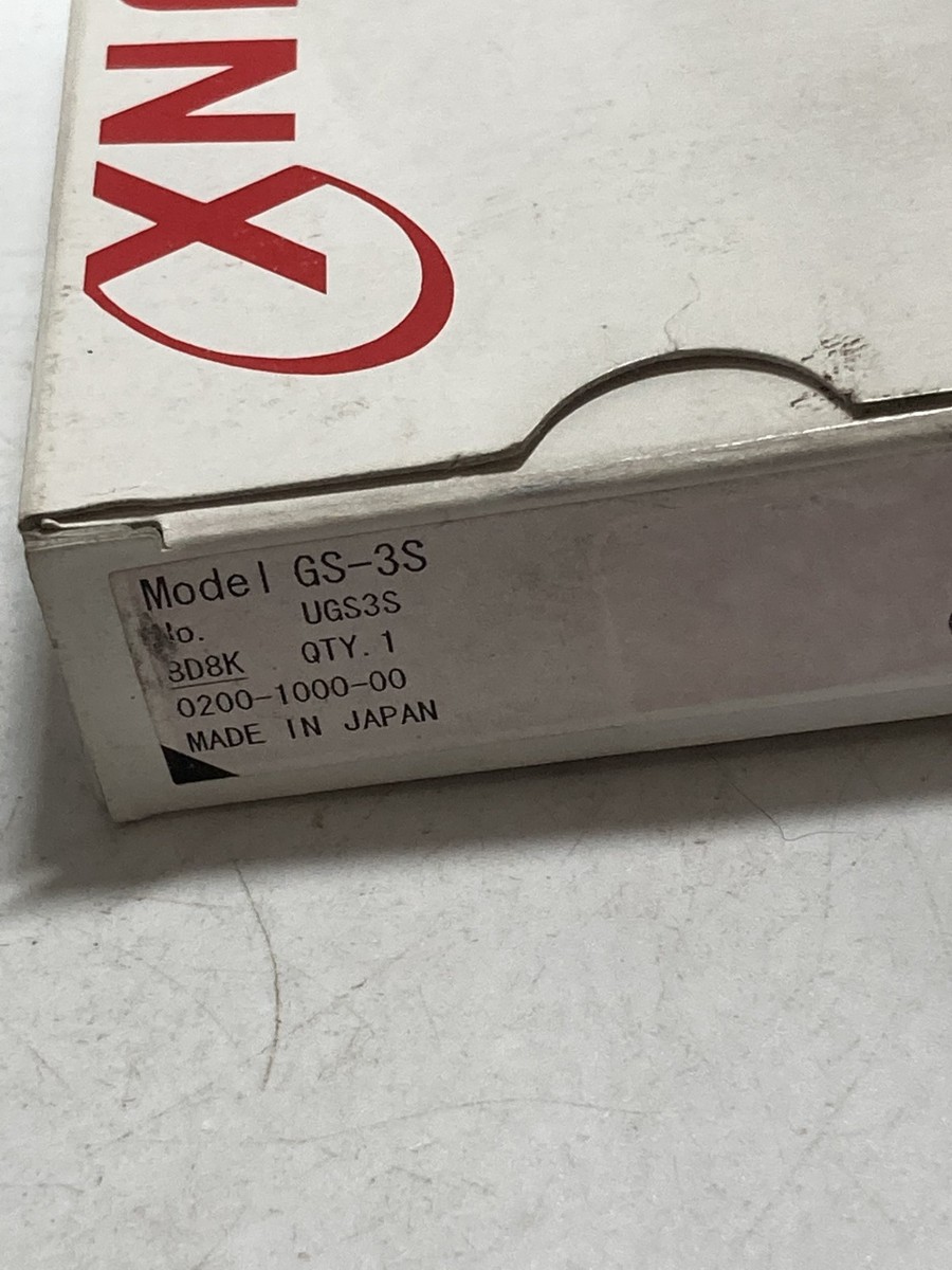 SUNX GS-3S PROXIMITY SENSOR MICRO SIZE INDUCTIME 2MM SENSING NIB