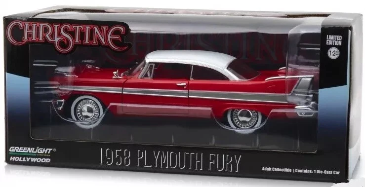 PLYMOUTH Fury 1958 - Christine 1983 - 1:24 Greenlight 84071 - Photo 3/3