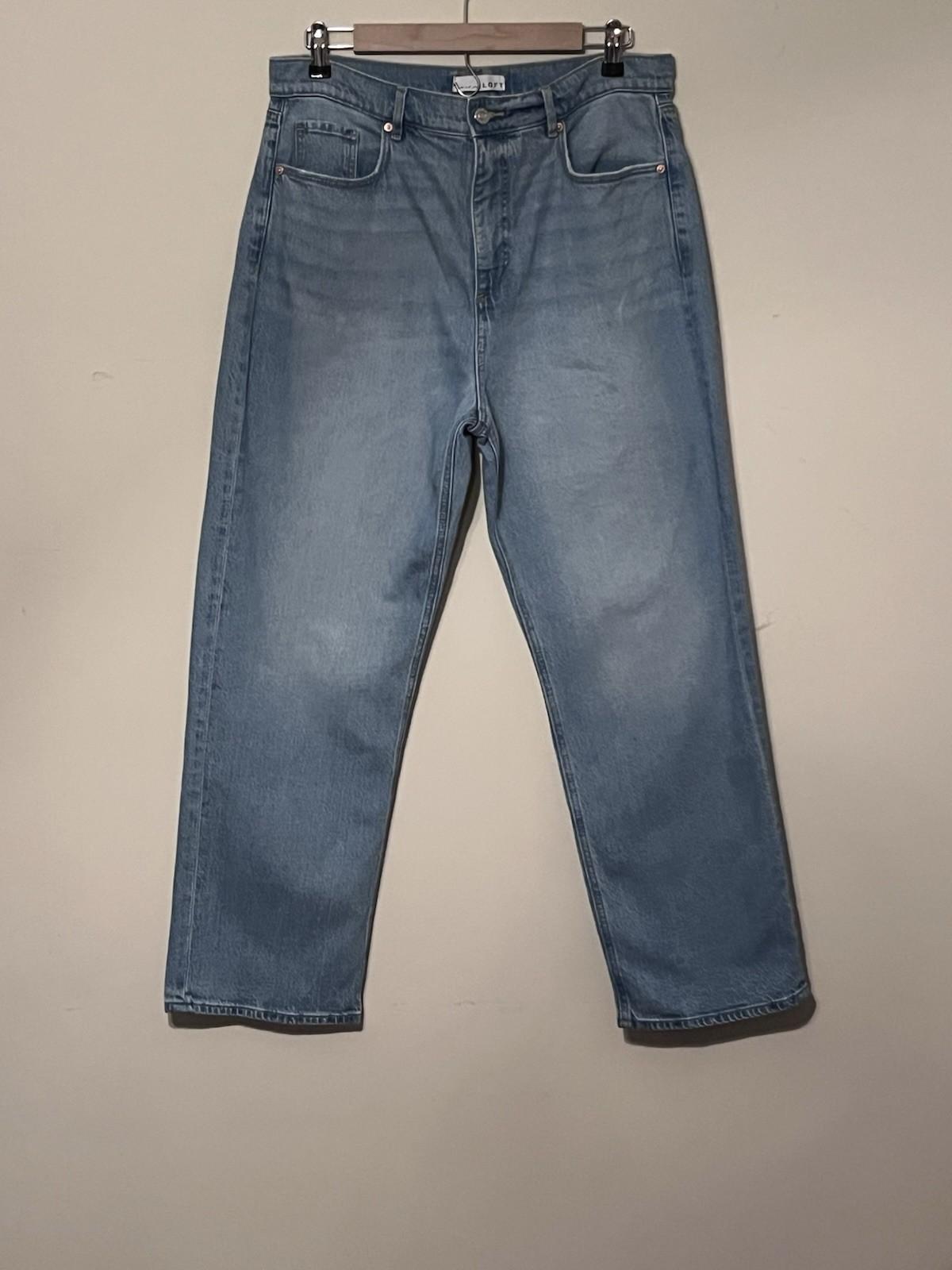 Loft “The Straight” Jeans 31/12 Light Wash