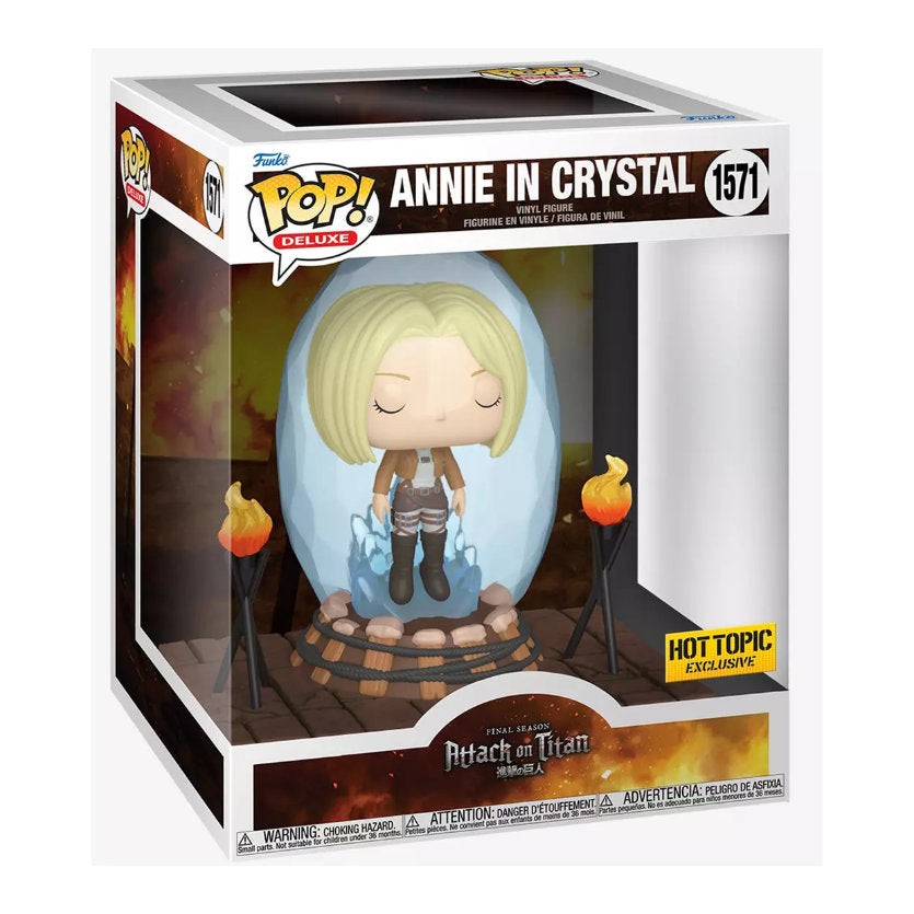 Funko Pop! Attack on Titan - Annie in Crystal (Deluxe) #1571 | Vinilo exclusivo F
