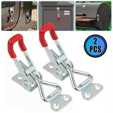 2 PCS Steel Toggle Latch Catch Adjustable Lock Clamp Anti-rust Clip For Box Case