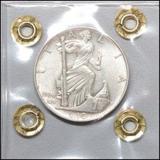 Regno d'italia 10 Lire 1936 Argento qSPL Vittorio Emanuele III monete italiane