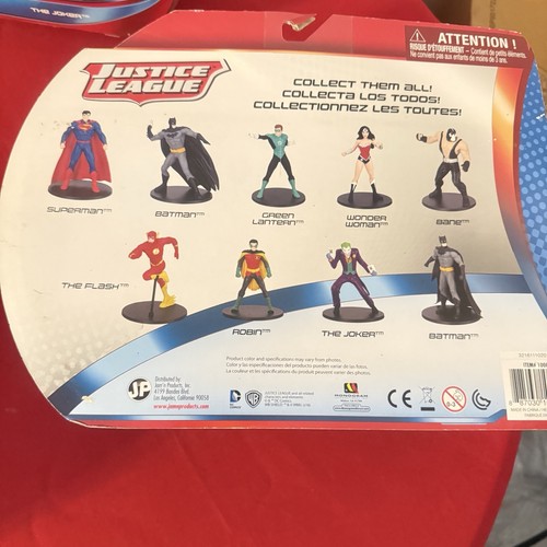 DC Comics Justice League Figurines - Lot of 2 Sets of 3 - BRAND NEW SEALED - Picture 4 of 9