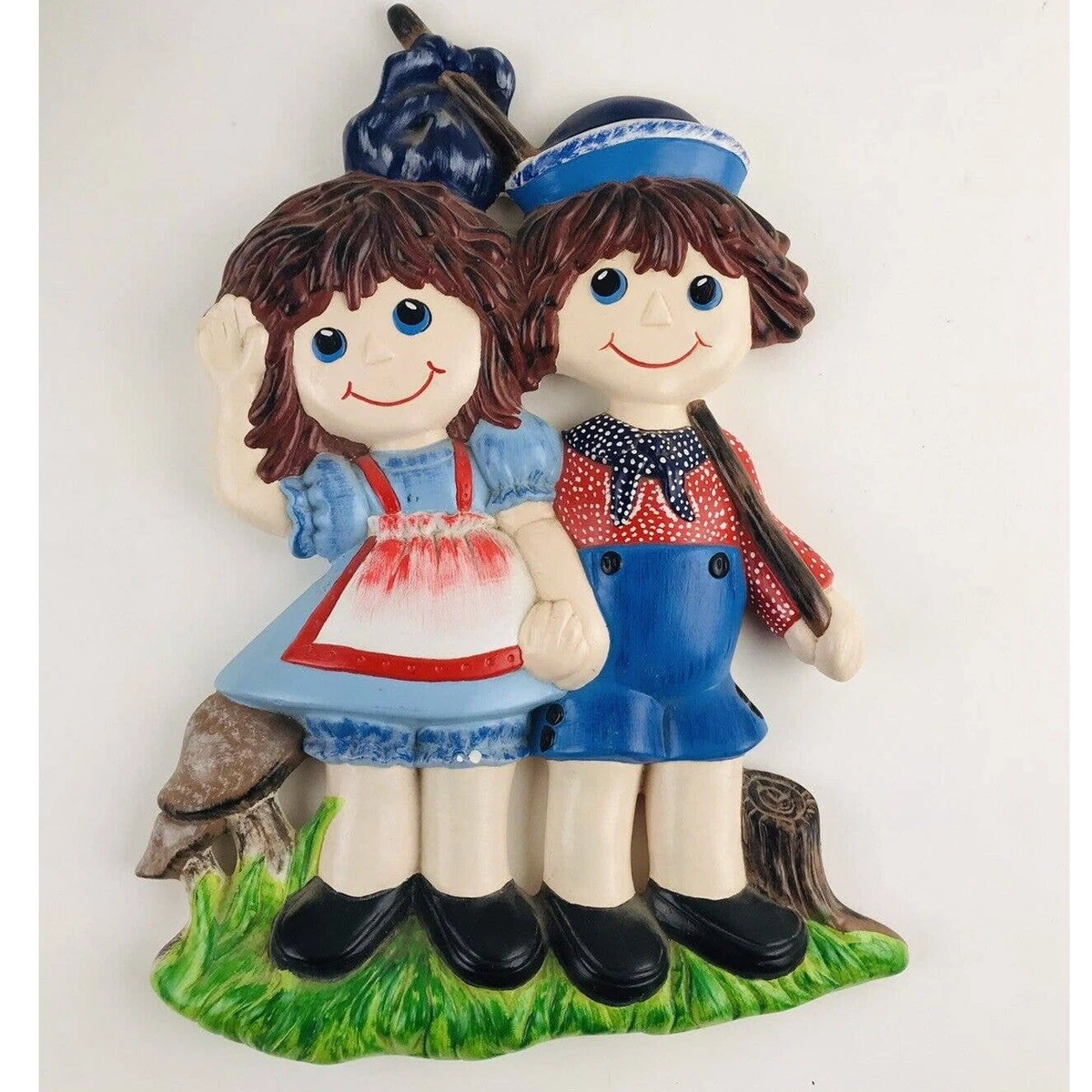 Raggedy Ann And Andy Wall Plaque for sale | eBay