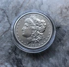 1878-S MORGAN SILVER DOLLAR IN BU CONDITION.